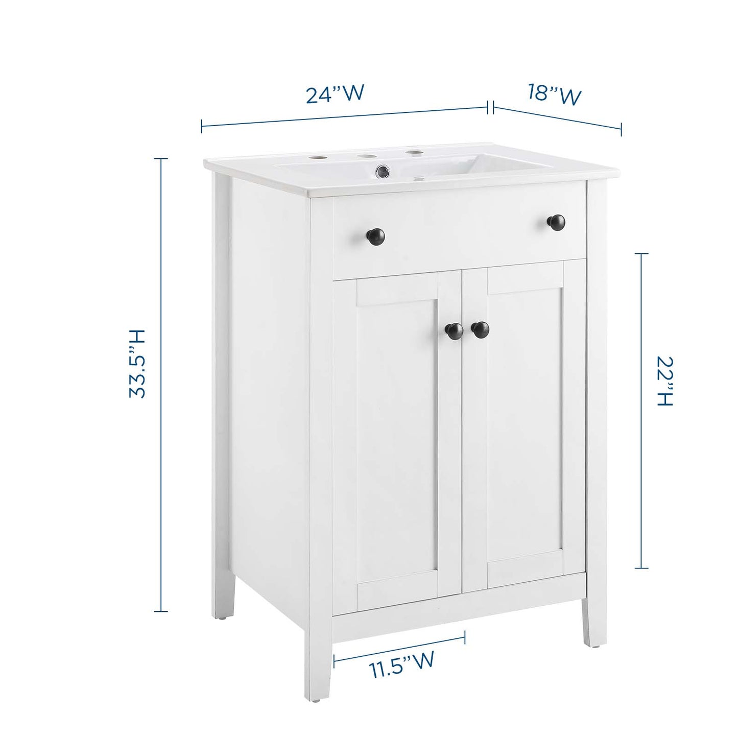 Nantucket 24" Bathroom Vanity