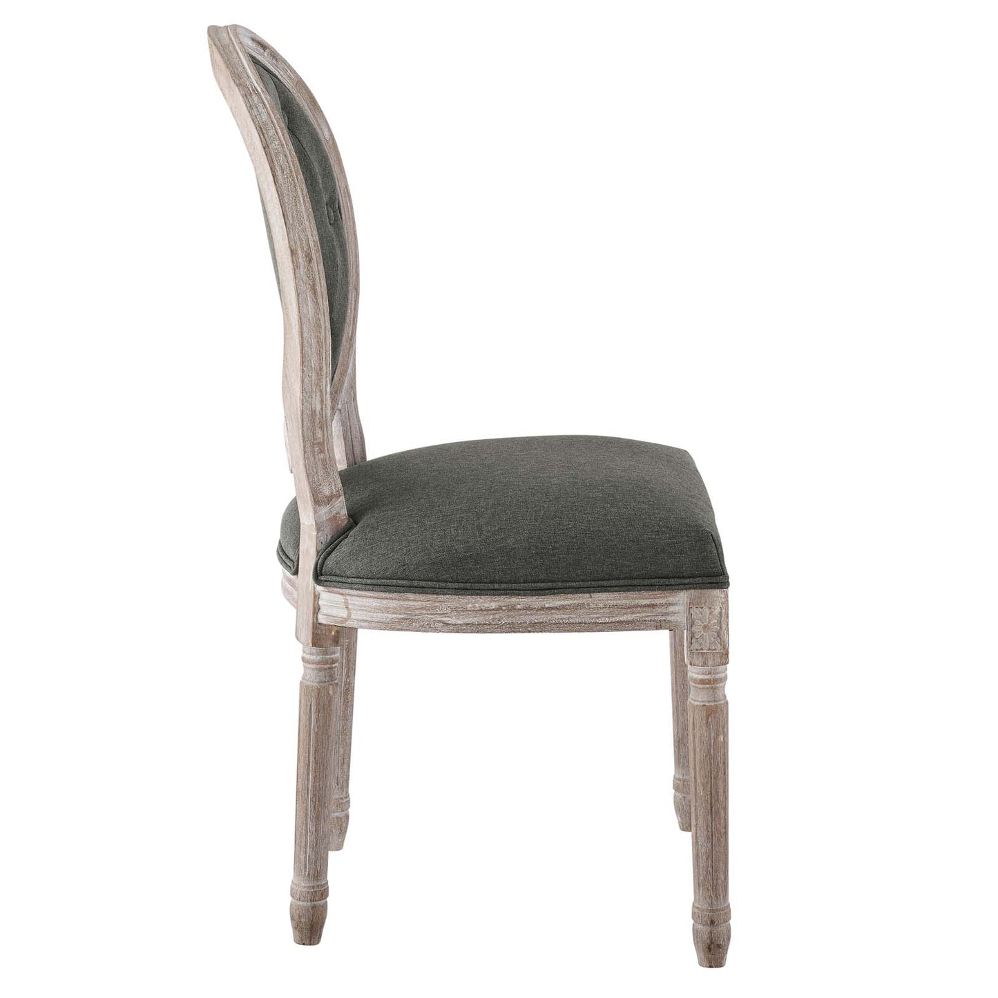 Arise Vintage French Upholstered Fabric Dining Side Chair