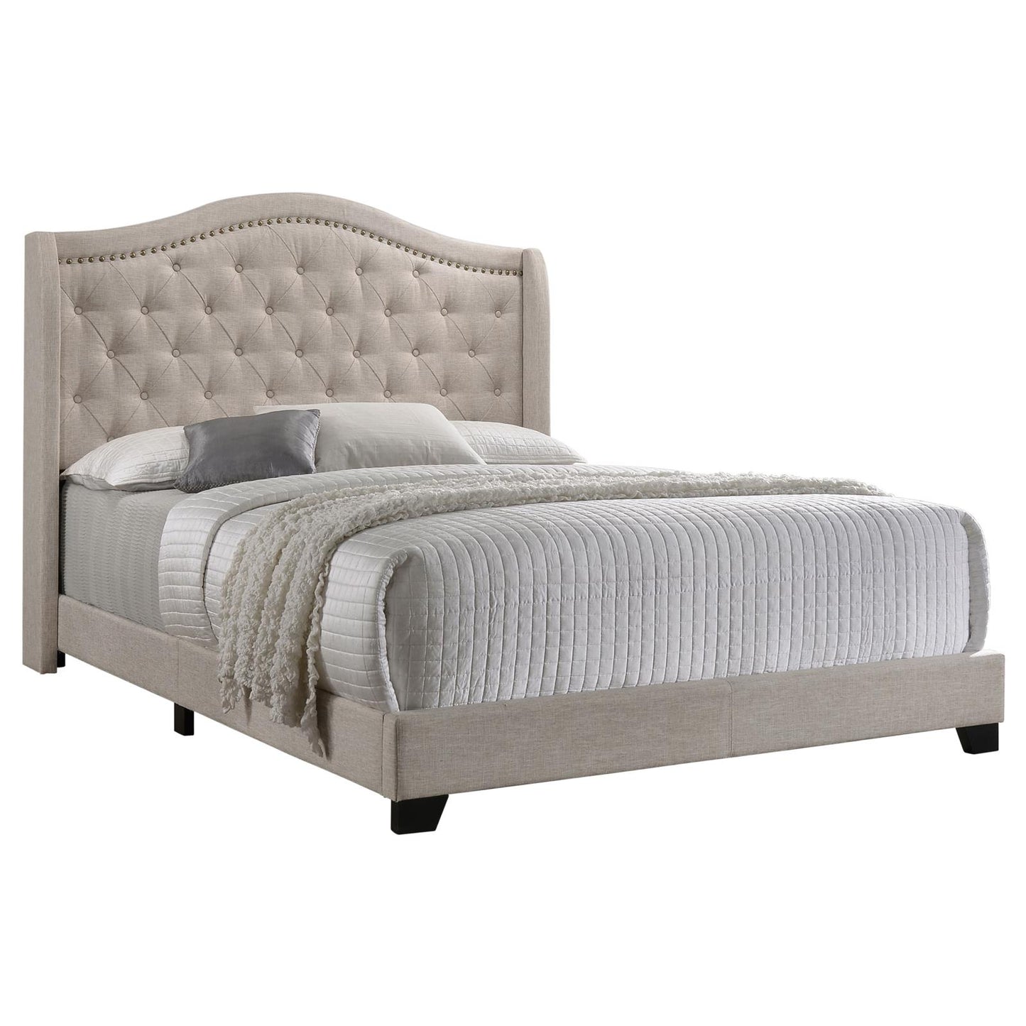 Sonoma Camel Back Full Bed Beige