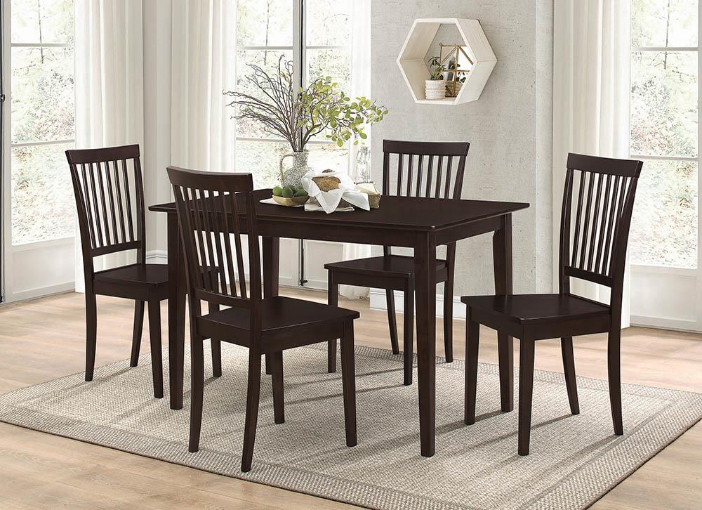 Gomez 5-piece Dining Set Cappuccino