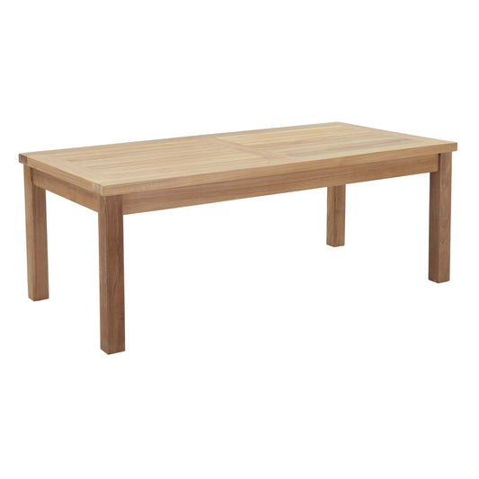 Marina Outdoor Patio Teak Rectangle Coffee Table