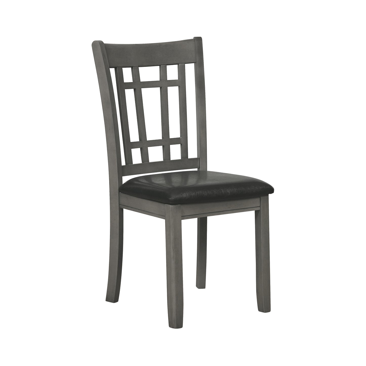 Lavon Padded Dining Side Chairs Espresso and Medium Grey (Set of 2)