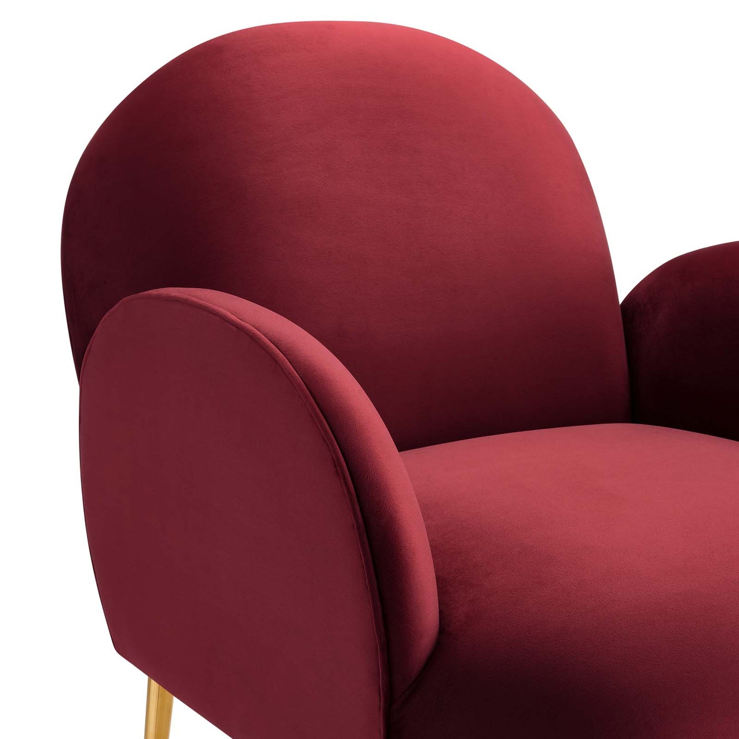 Transcend Performance Velvet Armchair