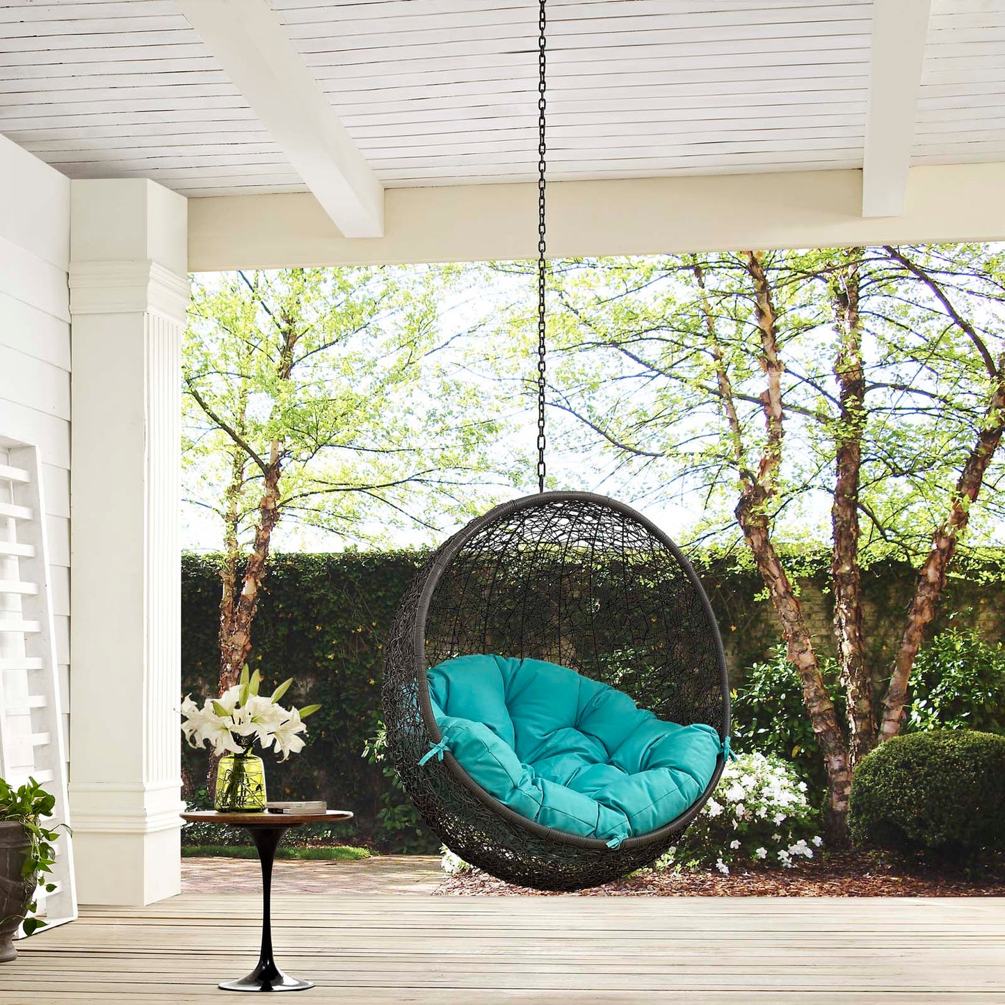 Hide Outdoor Patio Swing Chair Without Stand