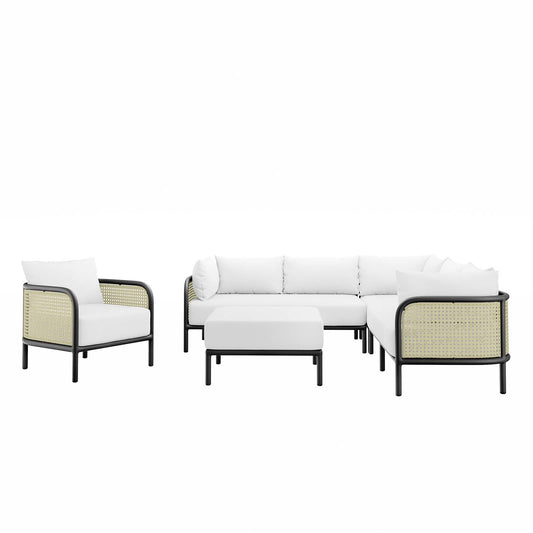 Hanalei Outdoor Patio 5-Piece Sectional