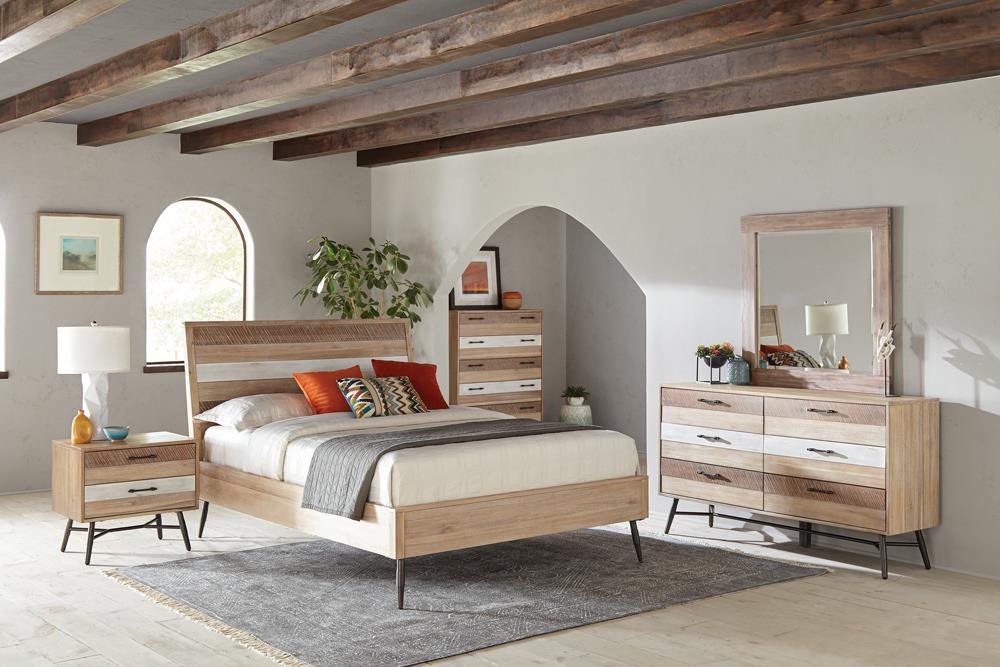 Marlow 5-piece California King Bedroom Set Rough Sawn Multi