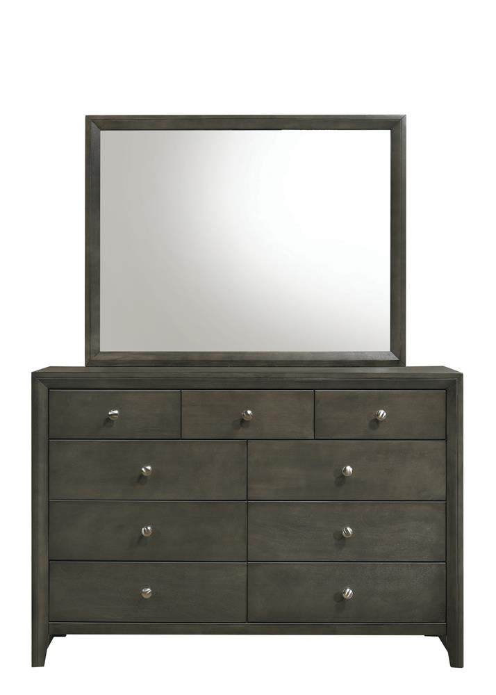 Serenity Rectangular Dresser Mirror Mod Grey