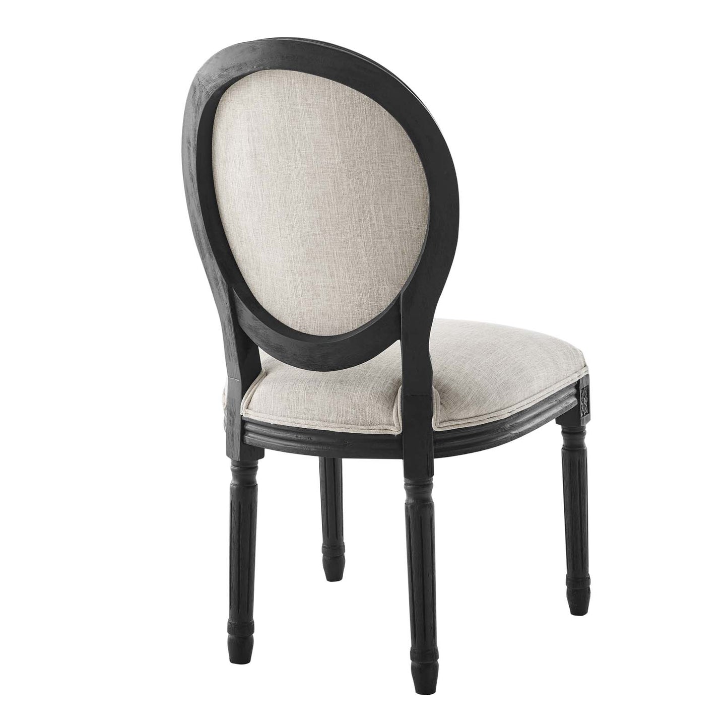 Emanate Vintage French Upholstered Fabric Dining Side Chair