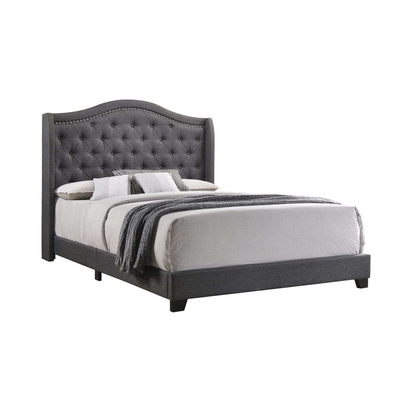 Sonoma Camel Back Eastern King Bed Grey