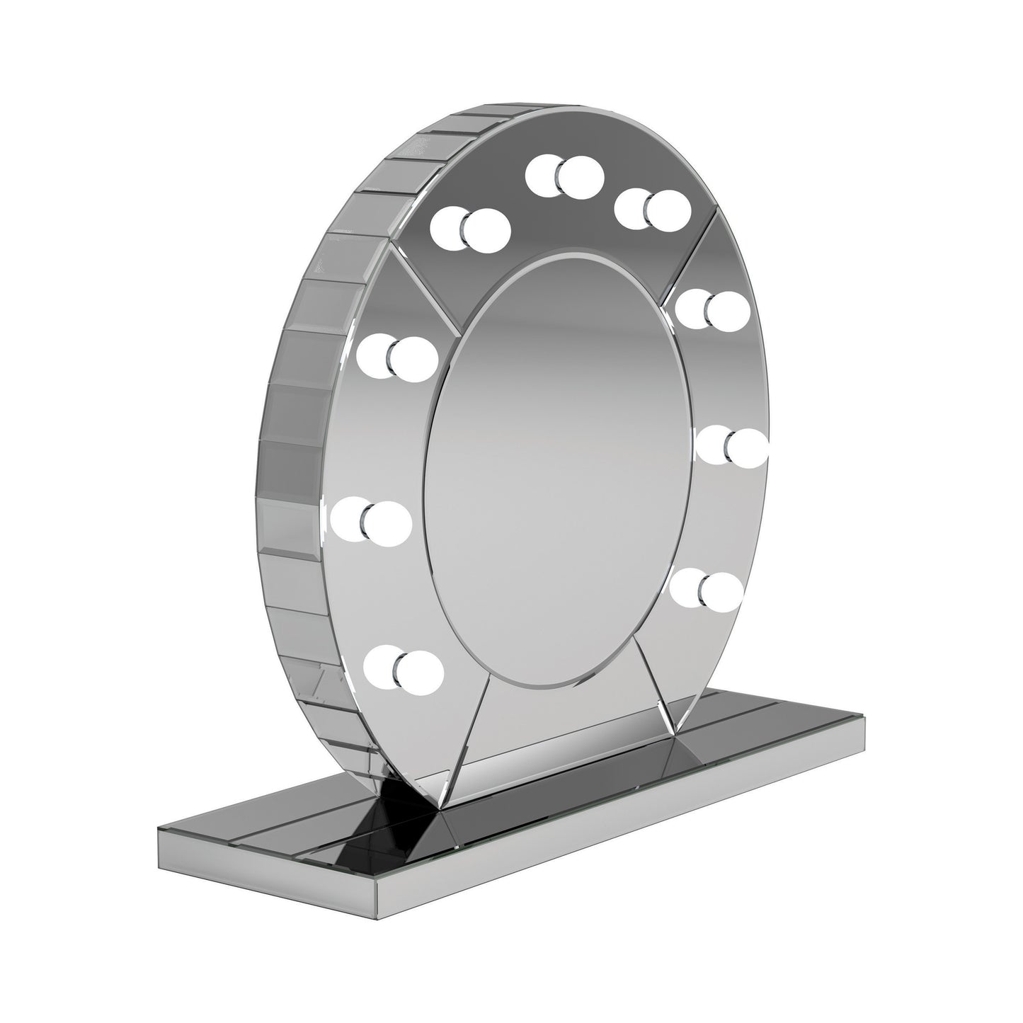 LED Table Mirror Silver