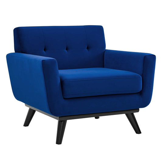 Engage Performance Velvet Armchair