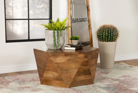 Hexagonal Coffee Table Natural