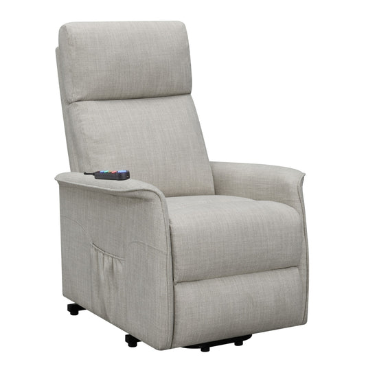 Power Lift Recliner with Wired Remote Beige