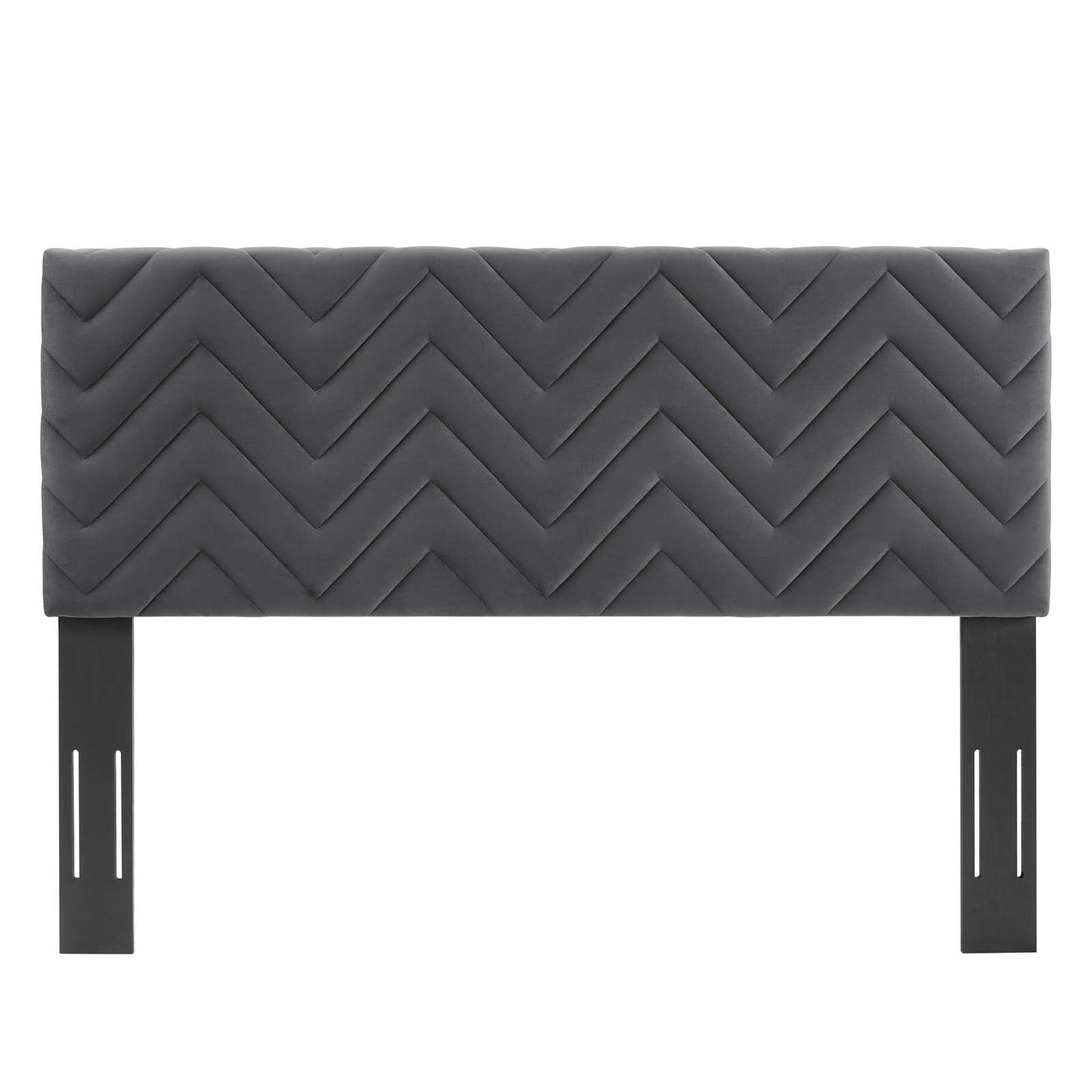 Mercy Chevron Tufted Performance Velvet King/California King Headboard