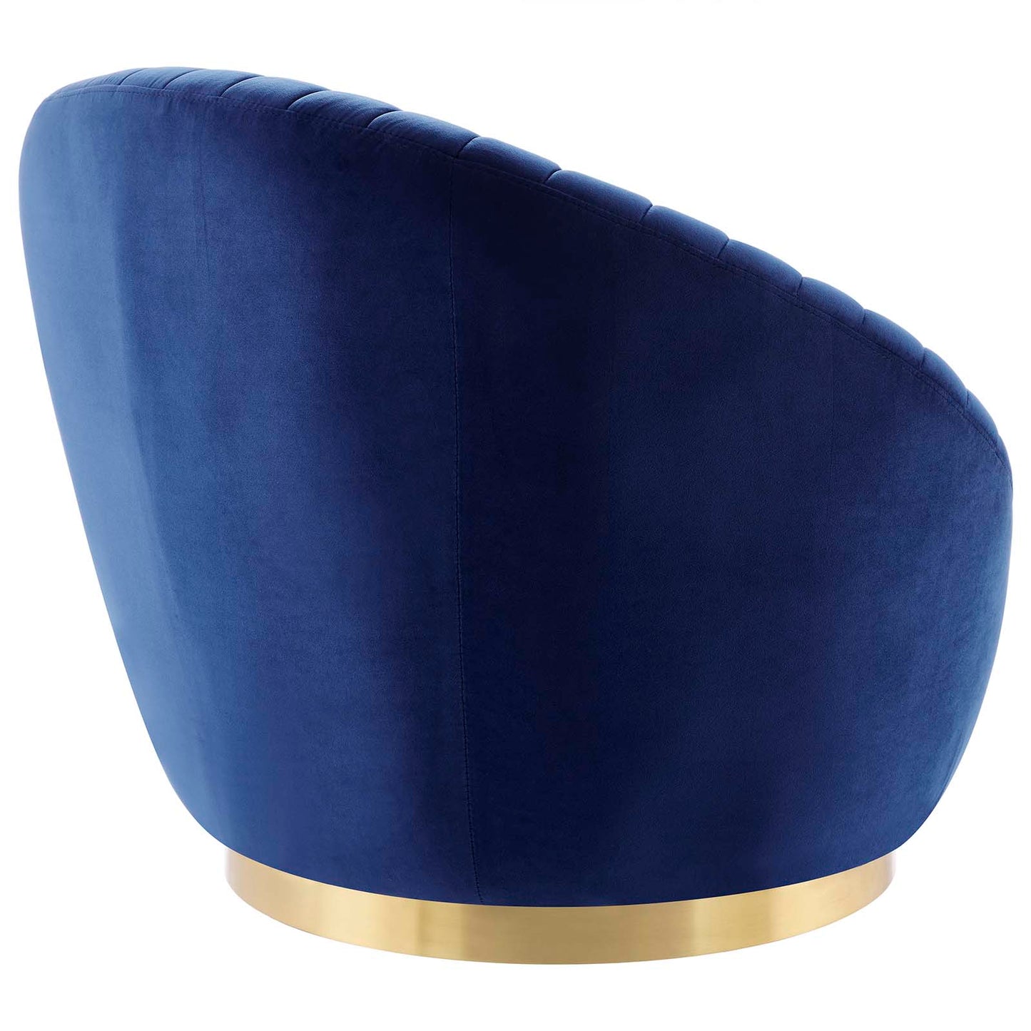 Whirr Tufted Performance Velvet Swivel Chair