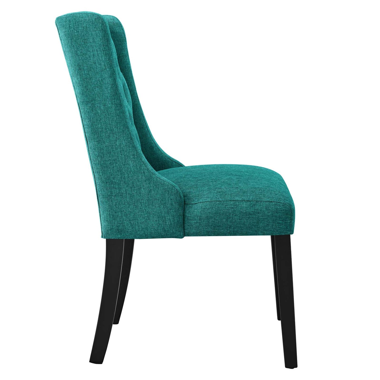 Baronet Button Tufted Fabric Dining Chair