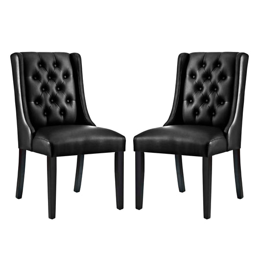 Baronet Dining Chair Vinyl Set of 2