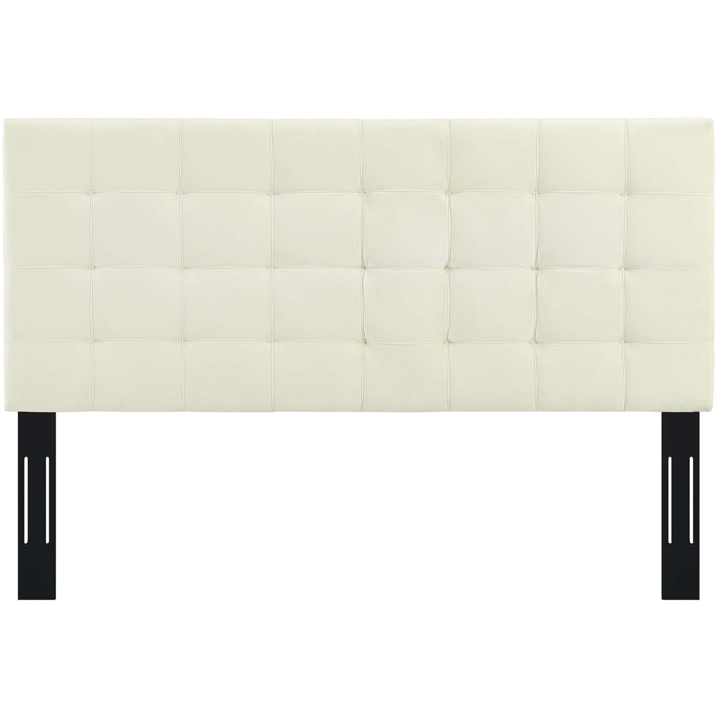 Paisley Tufted Full / Queen Upholstered Performance Velvet Headboard