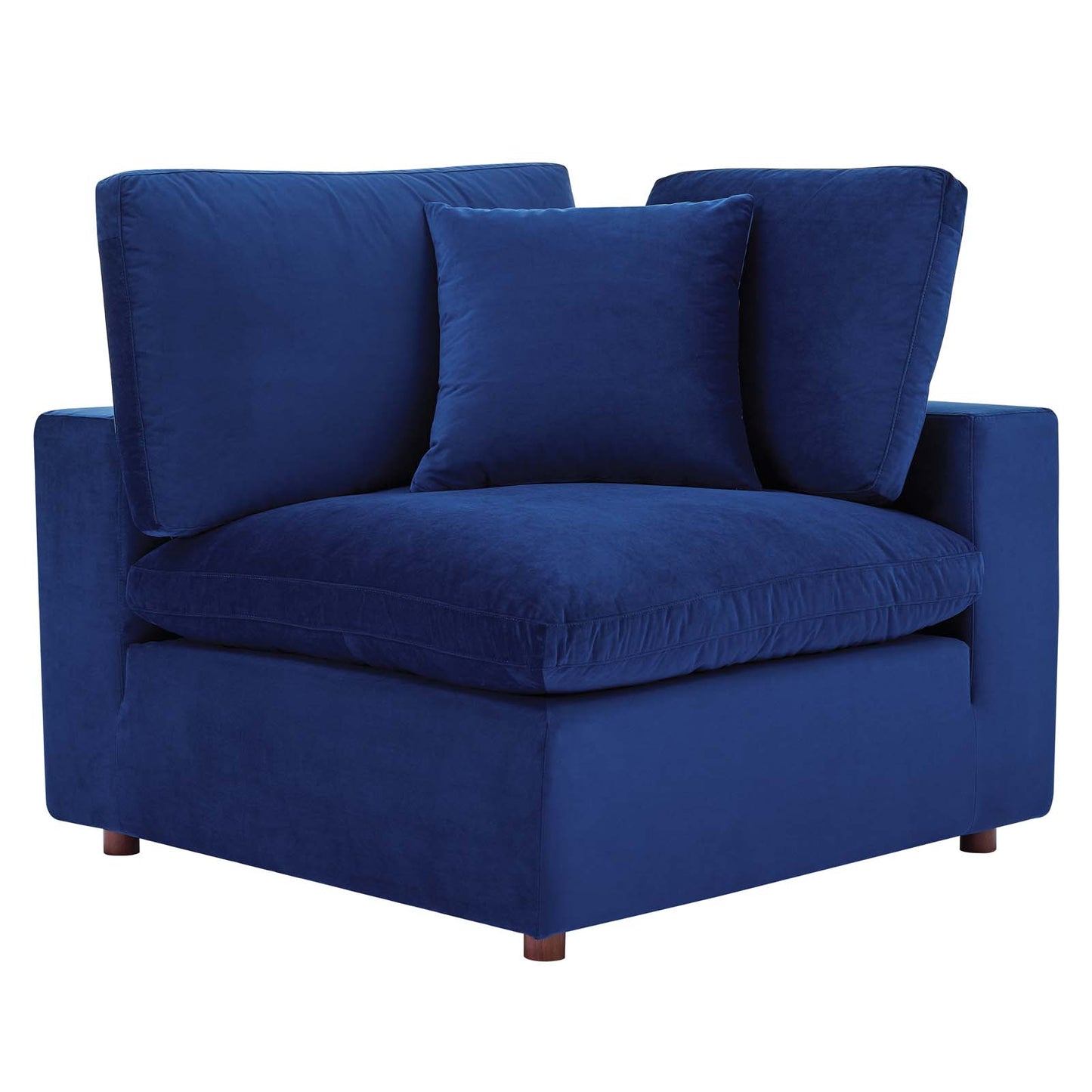 Commix Down Filled Overstuffed Performance Velvet 	8-Piece Sectional Sofa