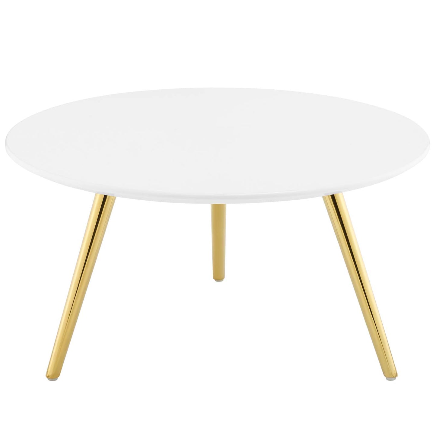 Lippa 28" Round Wood Top Coffee Table with Tripod Base