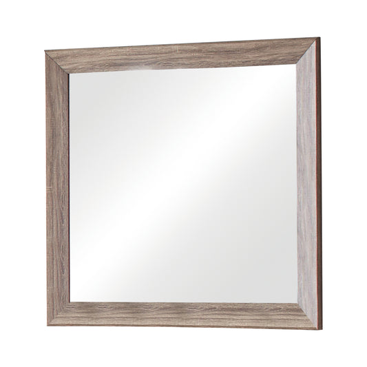 Kauffman Rectangular Mirror Washed Taupe