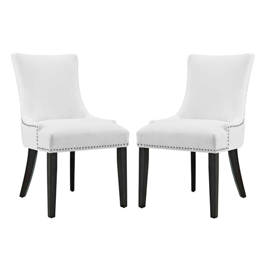 Marquis Dining Chair Faux Leather Set of 2