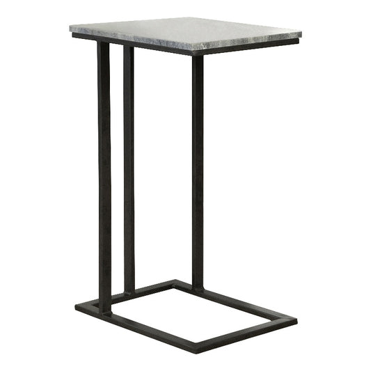 Accent Table with Marble Top Grey