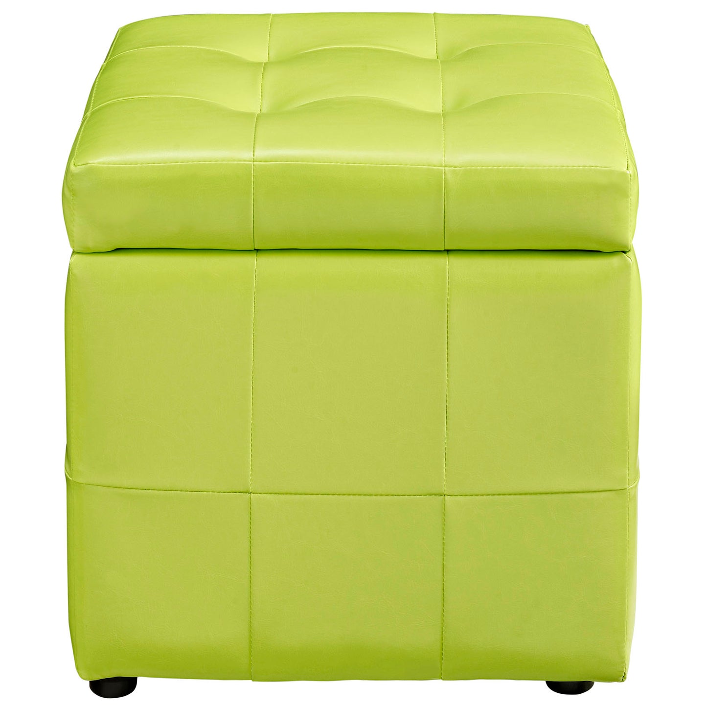 Volt Storage Upholstered Vinyl Ottoman