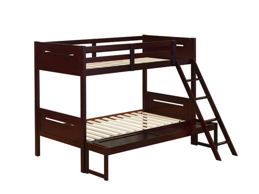 Littleton Twin/Full Bunk Bed Espresso