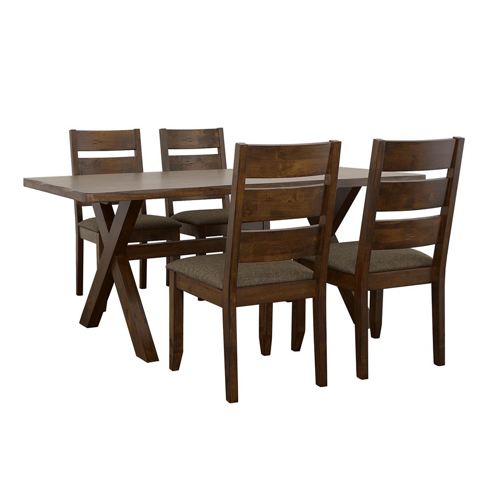 Alston Dining Room Set Knotty Nutmeg and Grey