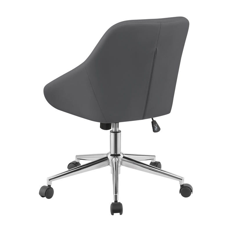 Upholstered Office Chair with Casters