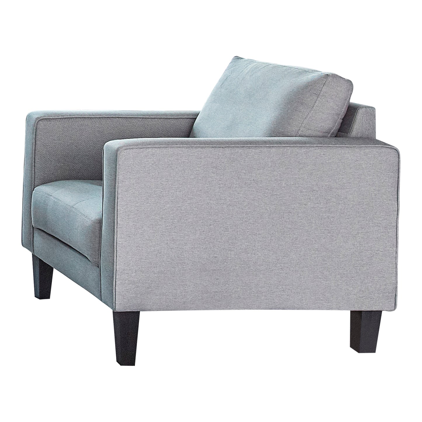 Lennox Track Arm Upholstered Chair Charcoal