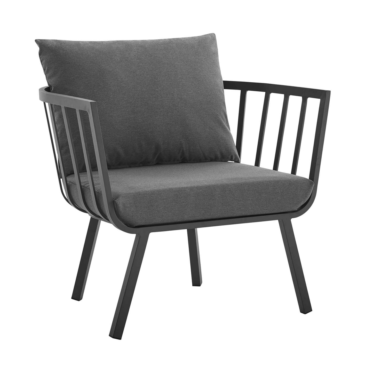 Riverside Outdoor Patio Aluminum Armchair