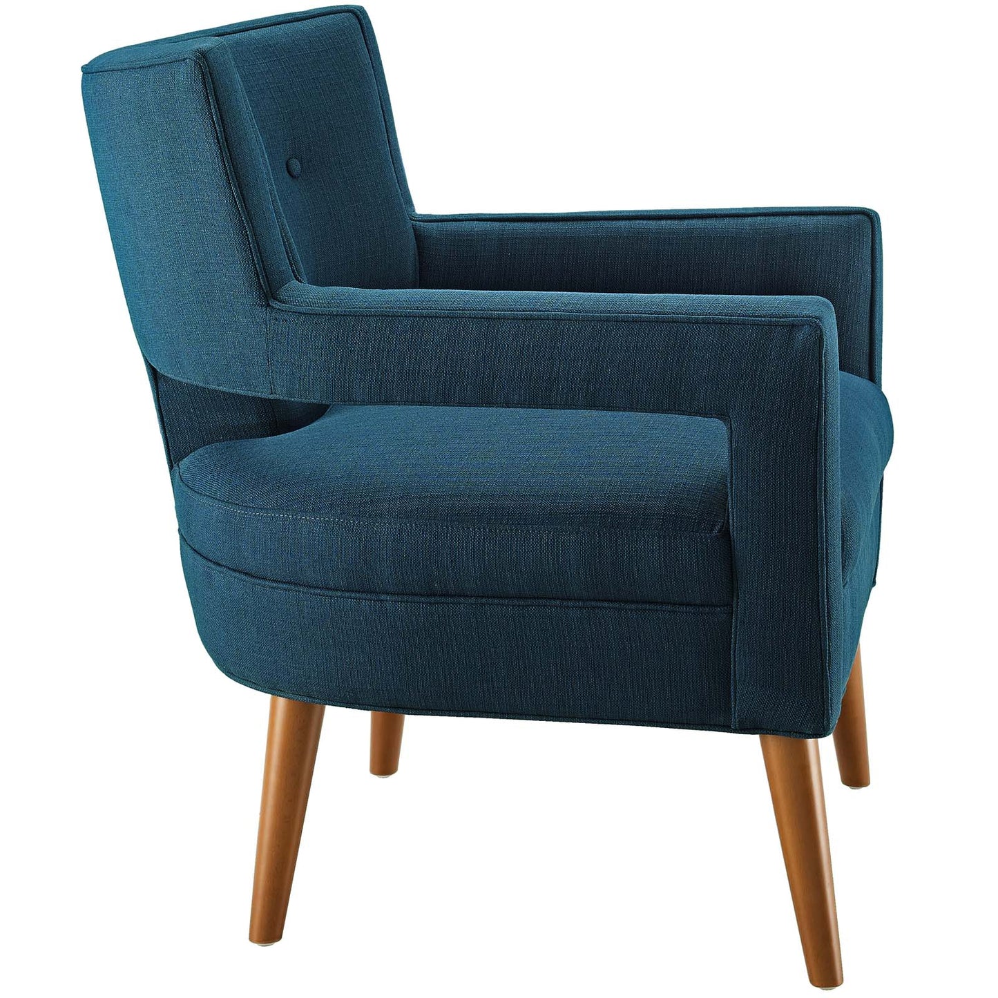 Sheer Upholstered Fabric Armchair