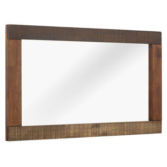 Arwen Rustic Wood Frame Mirror