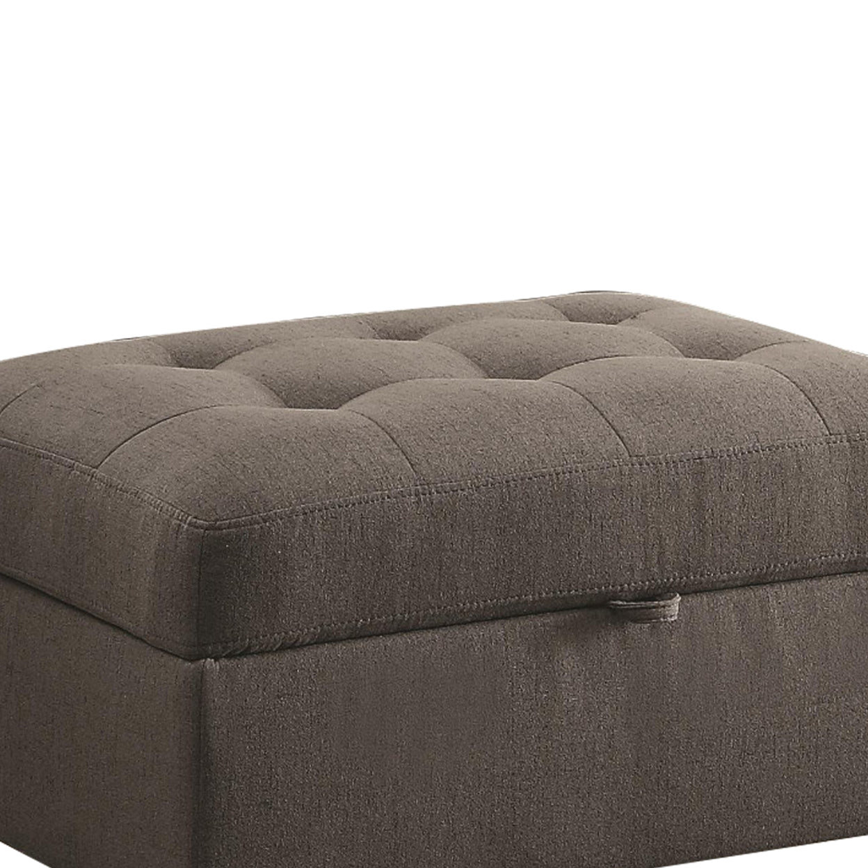 Stonenesse Tufted Storage Ottoman Grey