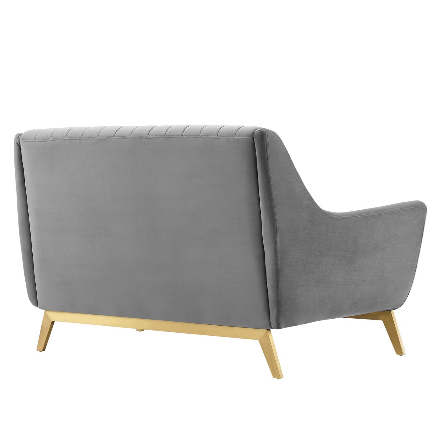 Winsome Channel Tufted Performance Velvet Loveseat