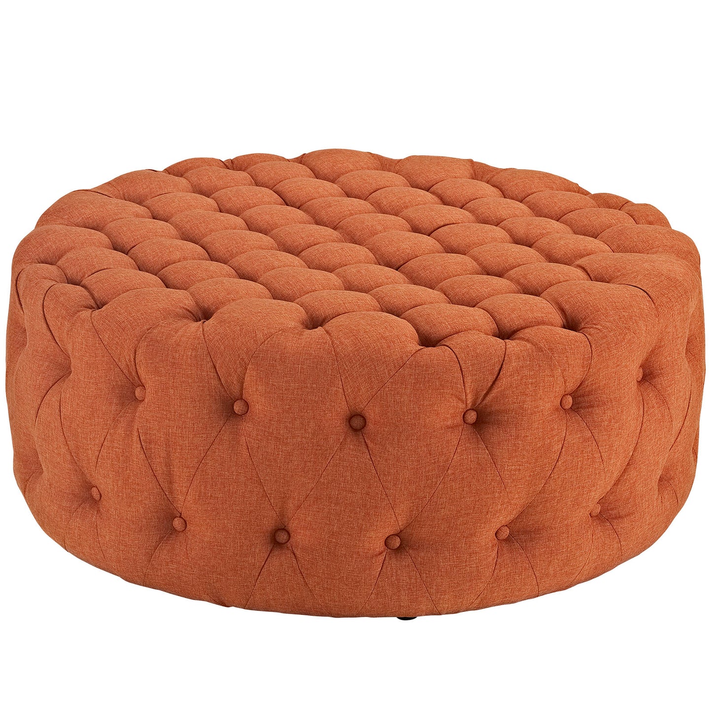 Amour Upholstered Fabric Ottoman