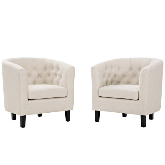 Prospect 2 Piece Upholstered Fabric Armchair Set