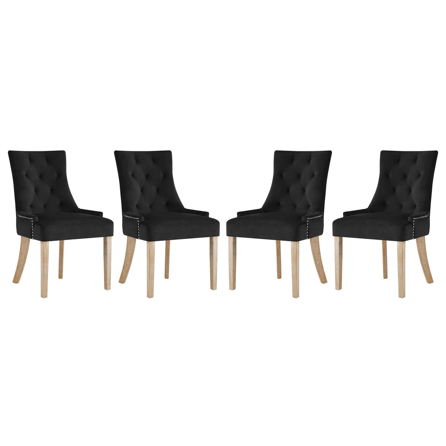 Pose Dining Chair Performance Velvet Set of 4