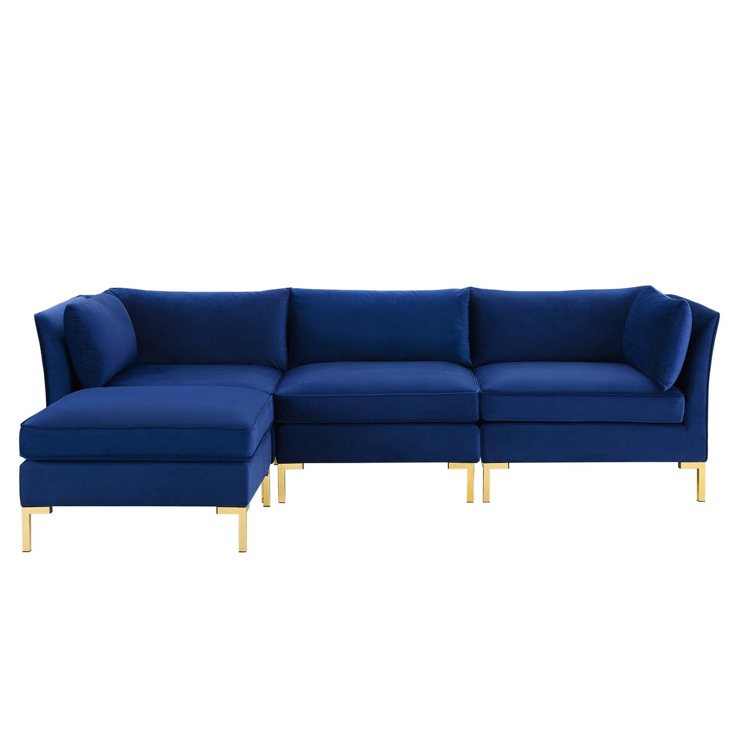 Ardent 4-Piece Performance Velvet Sectional Sofa