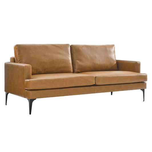 Evermore Vegan Leather Sofa