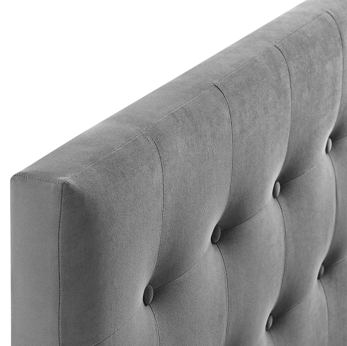 Emily Full Biscuit Tufted Performance Velvet Headboard