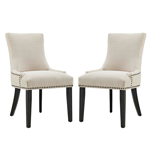 Marquis Dining Side Chair Fabric Set of 2