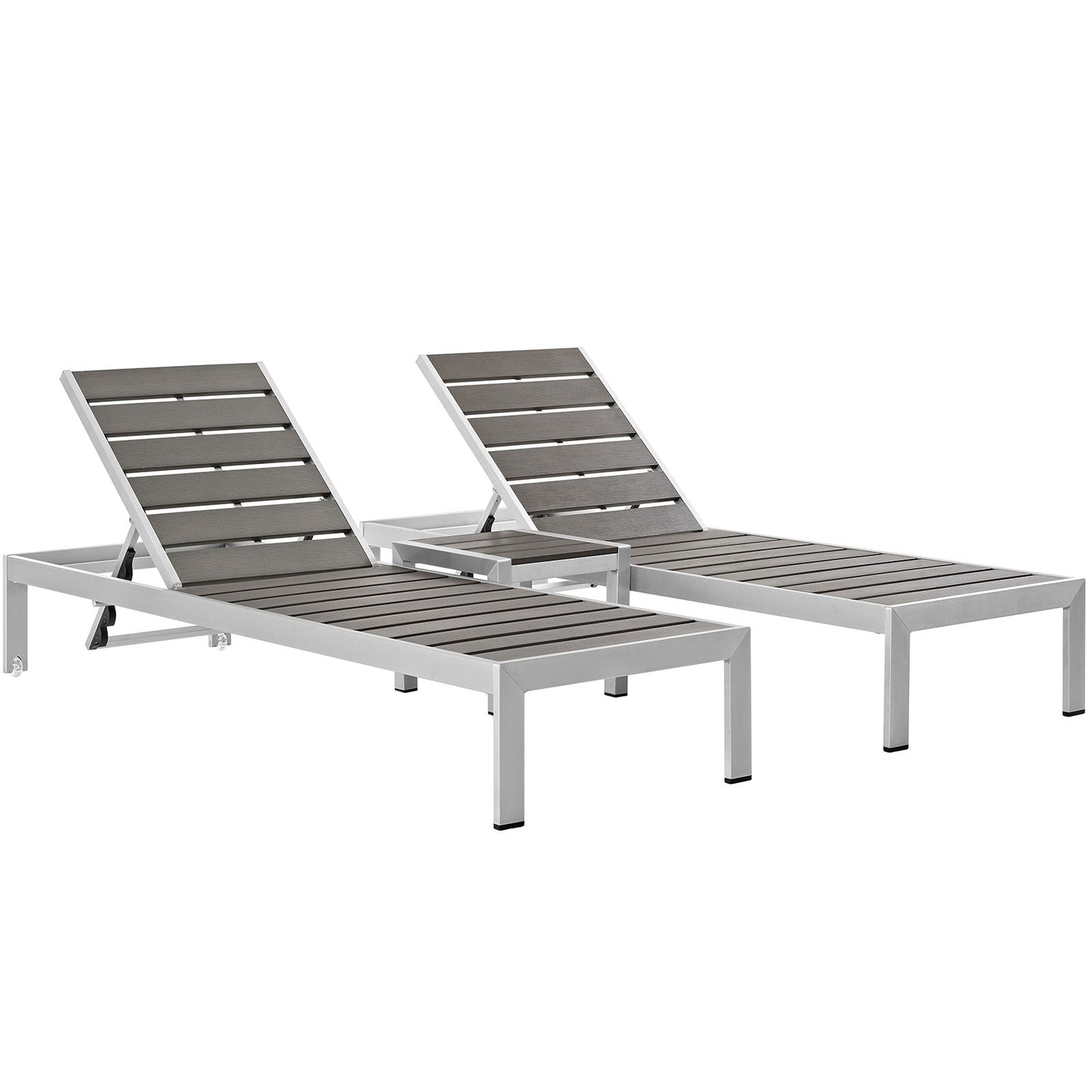 Shore 3 Piece Outdoor Patio Aluminum Set