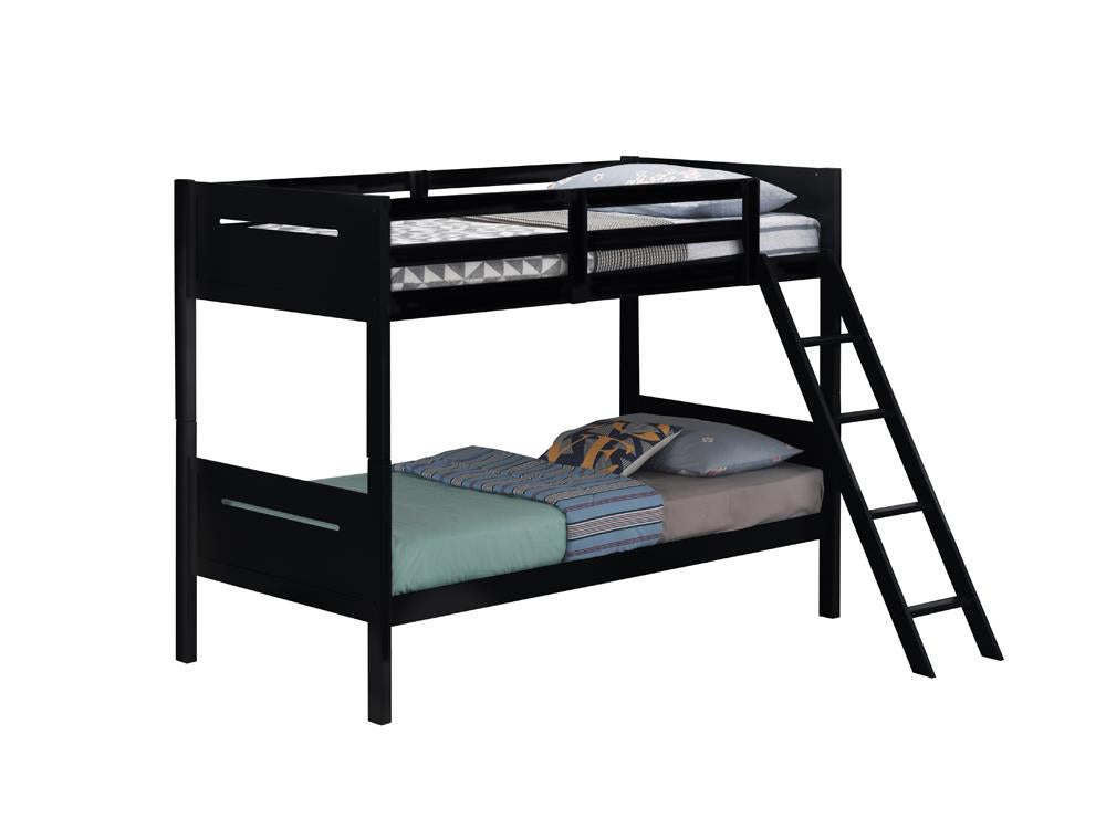 Littleton Twin/Twin Bunk Bed Black