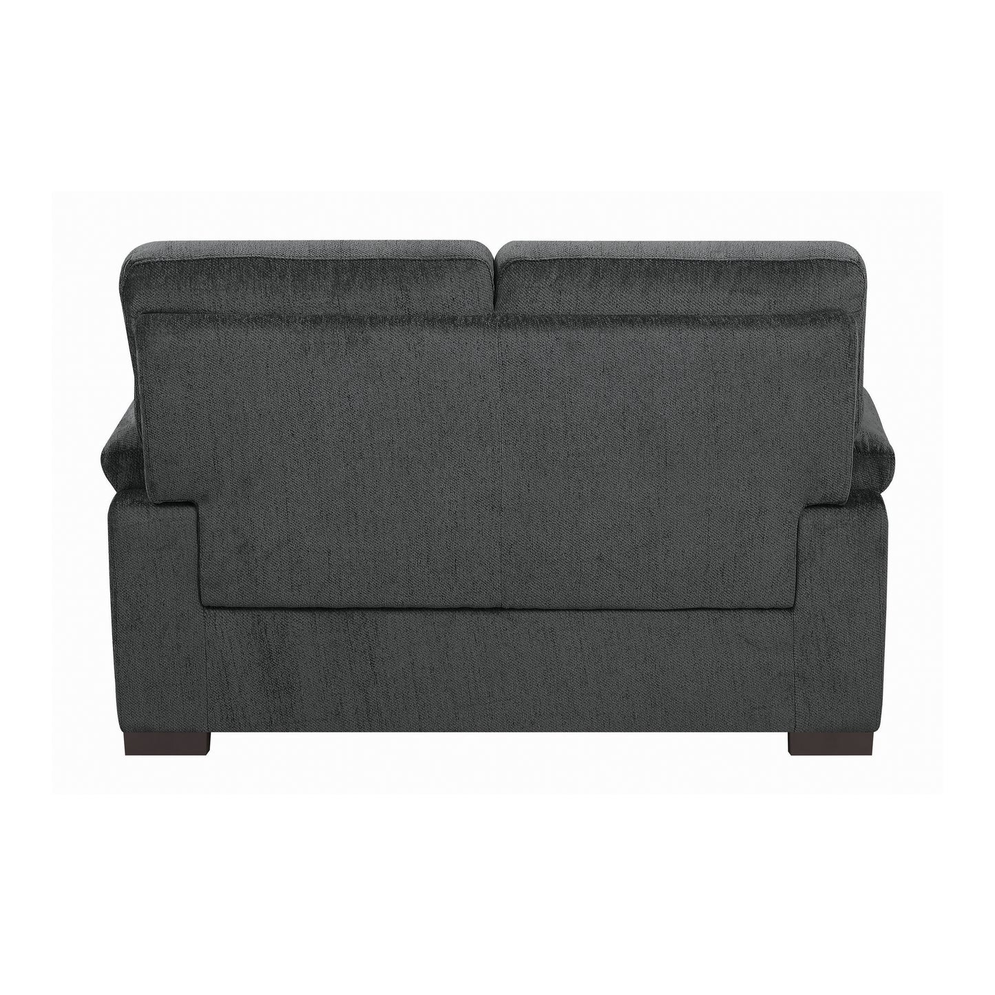 Fairbairn Upholstered Loveseat Charcoal