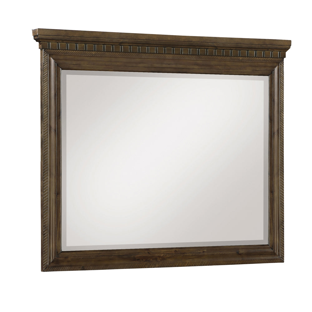 Bennington Rectangular Mirror Acacia Brown