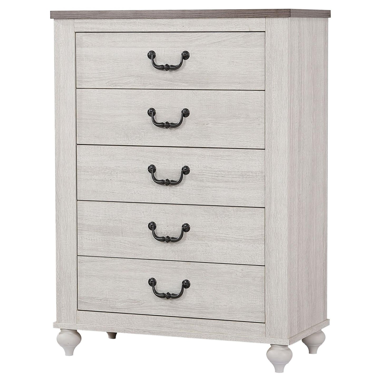 Stillwood 5-drawer Chest Vintage Linen