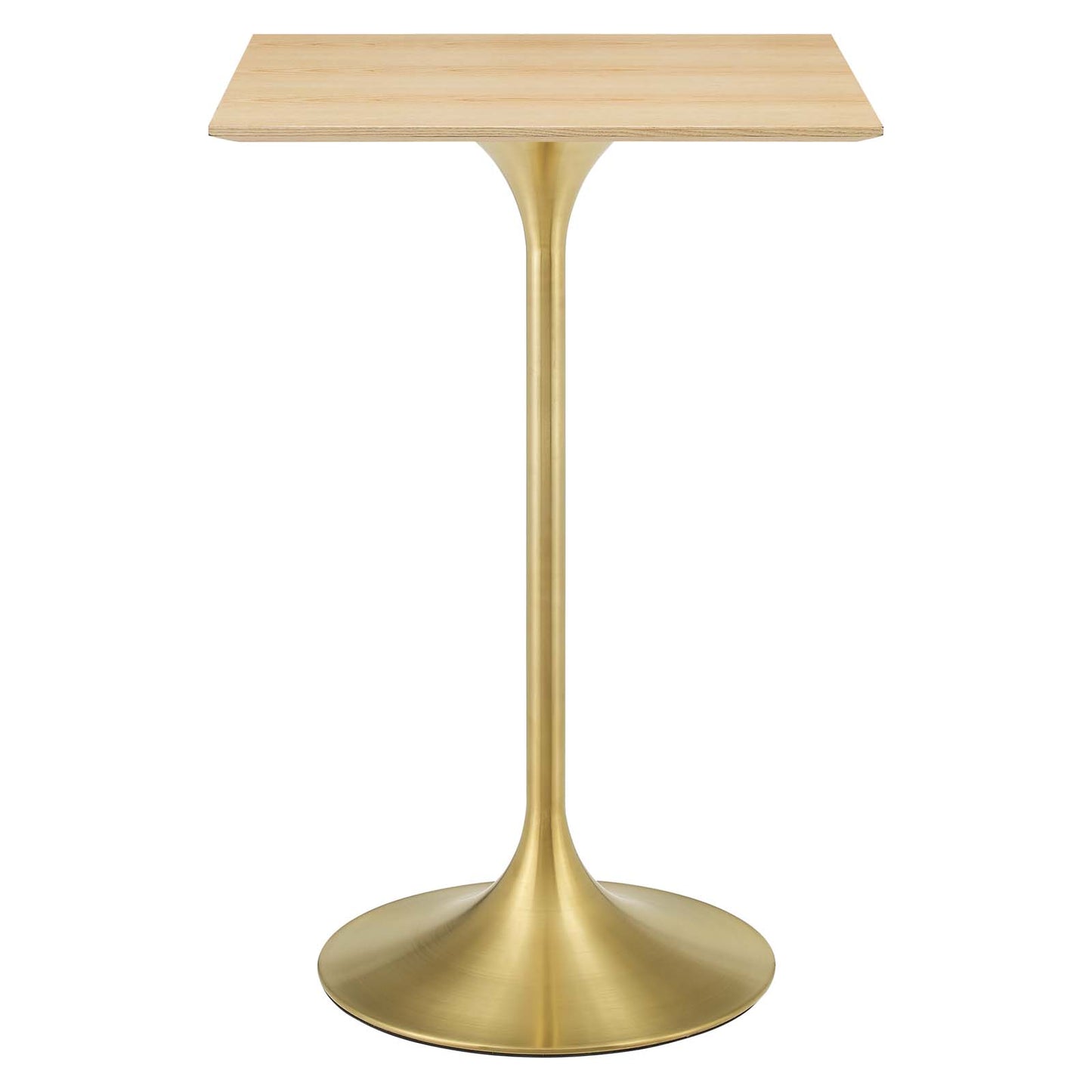 Lippa 28" Square Wood Bar Table